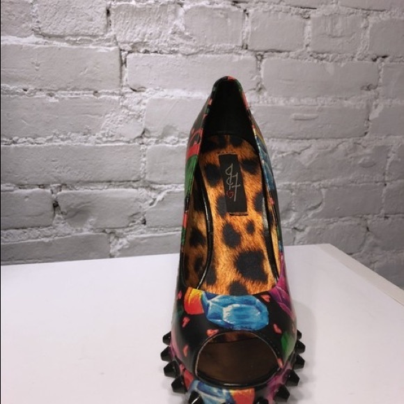 NWOT IRON FIST RING POP HEELS (fits like a sz 10) - Picture 4 of 7